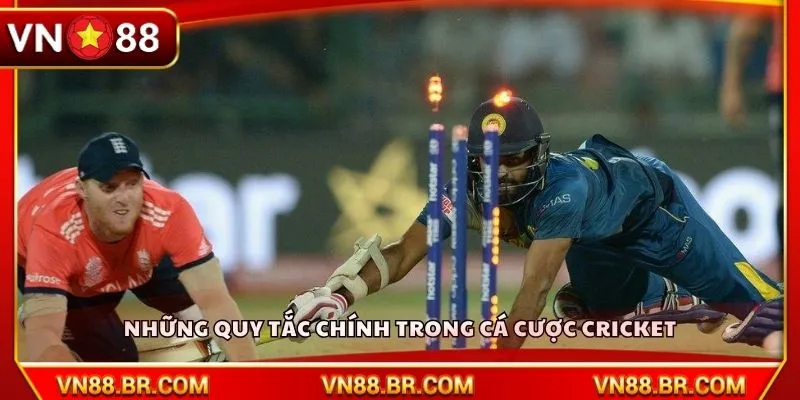 Những quy tắc chính trong cá cược cricket